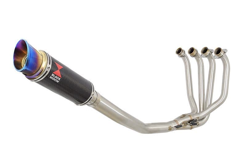ZRX1200 ZRX 1200 Exhaust System with 230mm GP Round Blue Tip