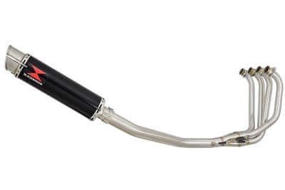 ZRX1200 ZRX 1200 Exhaust System with 360mm GP Round Black Stainless Silencer