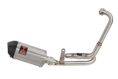 ZT 125 2020 - 2024 Exhaust System 200mm Oval Stainless Carbon Tip Silencer
