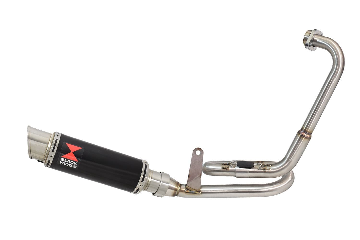ZT 125 2020 - 2024 Exhaust System 230mm GP Round Black Stainless