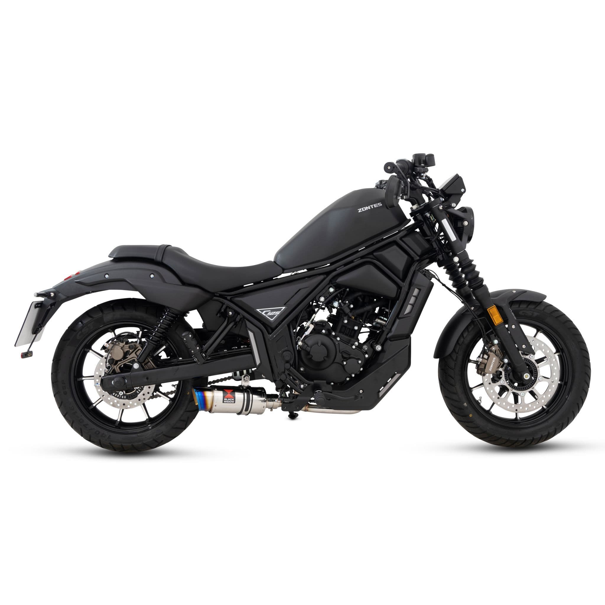 ZT 125 C C2 2025-2026 De-Cat Exhaust System 200mm Round GP