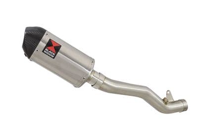 ZX10R 2011 - 2015 De Cat Pipe  Silencer 200mm Oval Stainless Carbon Tip