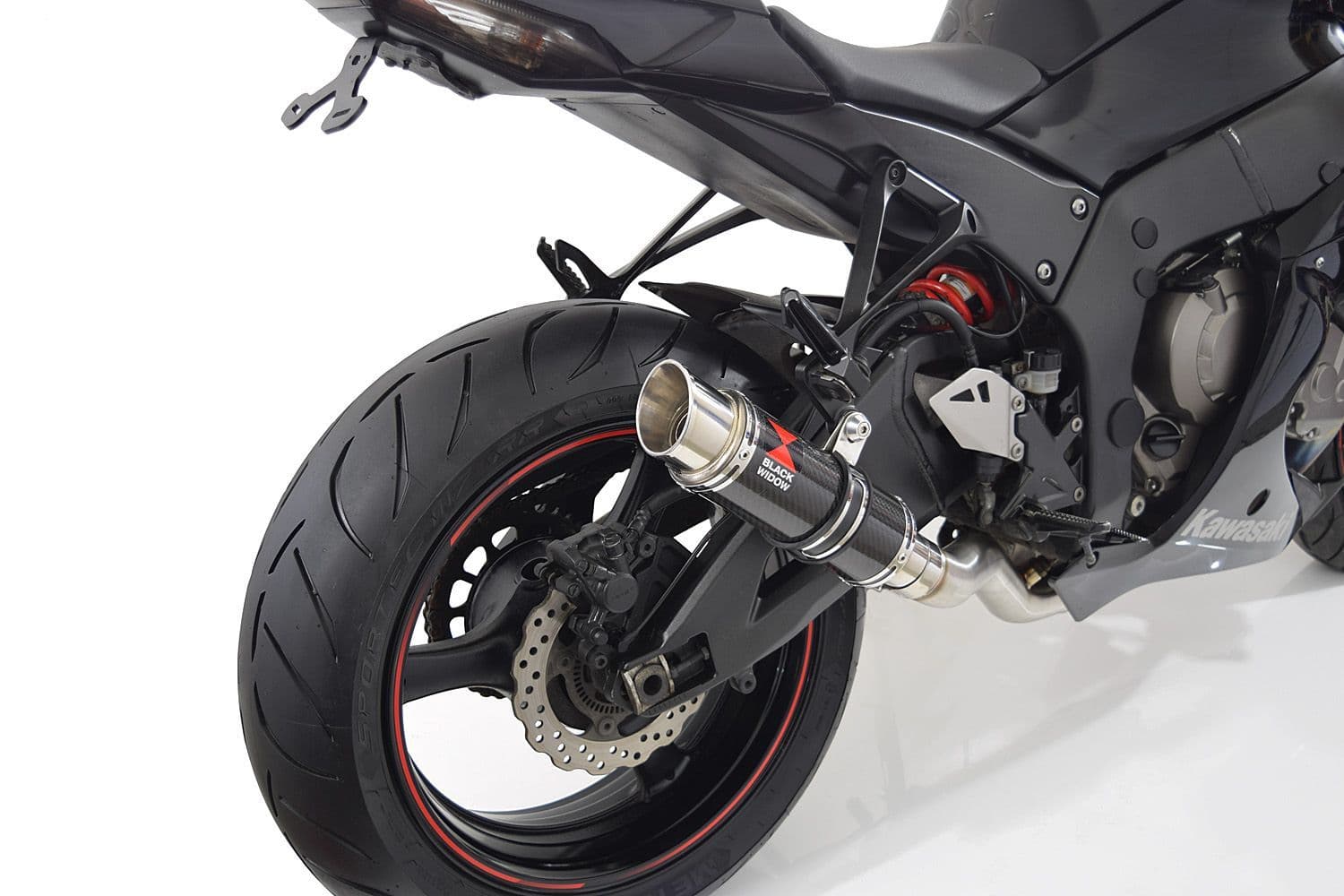 ZX10R 2011 - 2015 De Cat Pipe Silencer 230mm GP Round Carbon