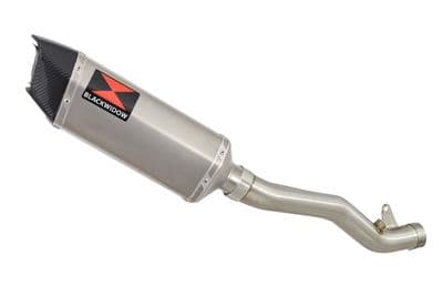 ZX10R 2011 - 2015 De Cat Pipe  Silencer 300mm Hexagonal Stainless Carbon Tip