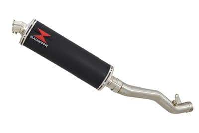 ZX10R 2011 - 2015 De Cat Pipe  Silencer 400mm Oval Black Stainless