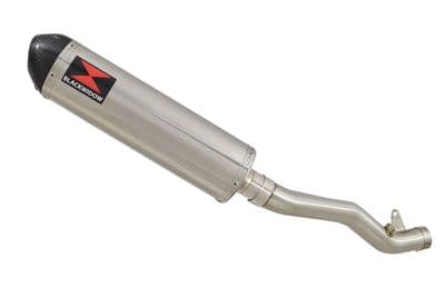 ZX10R 2011 - 2015 De Cat Pipe  Silencer 400mm Oval Stainless Carbon Tip