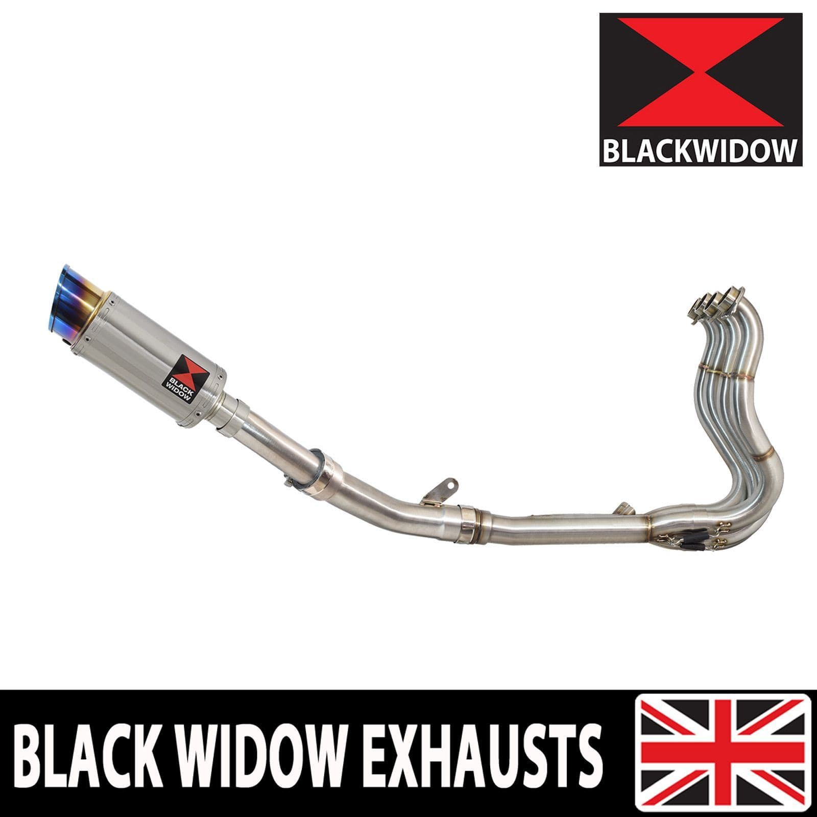 ZX10R ZX-10R E8F E9F FAF 08-10 De Cat Exhaust System 200mm Round