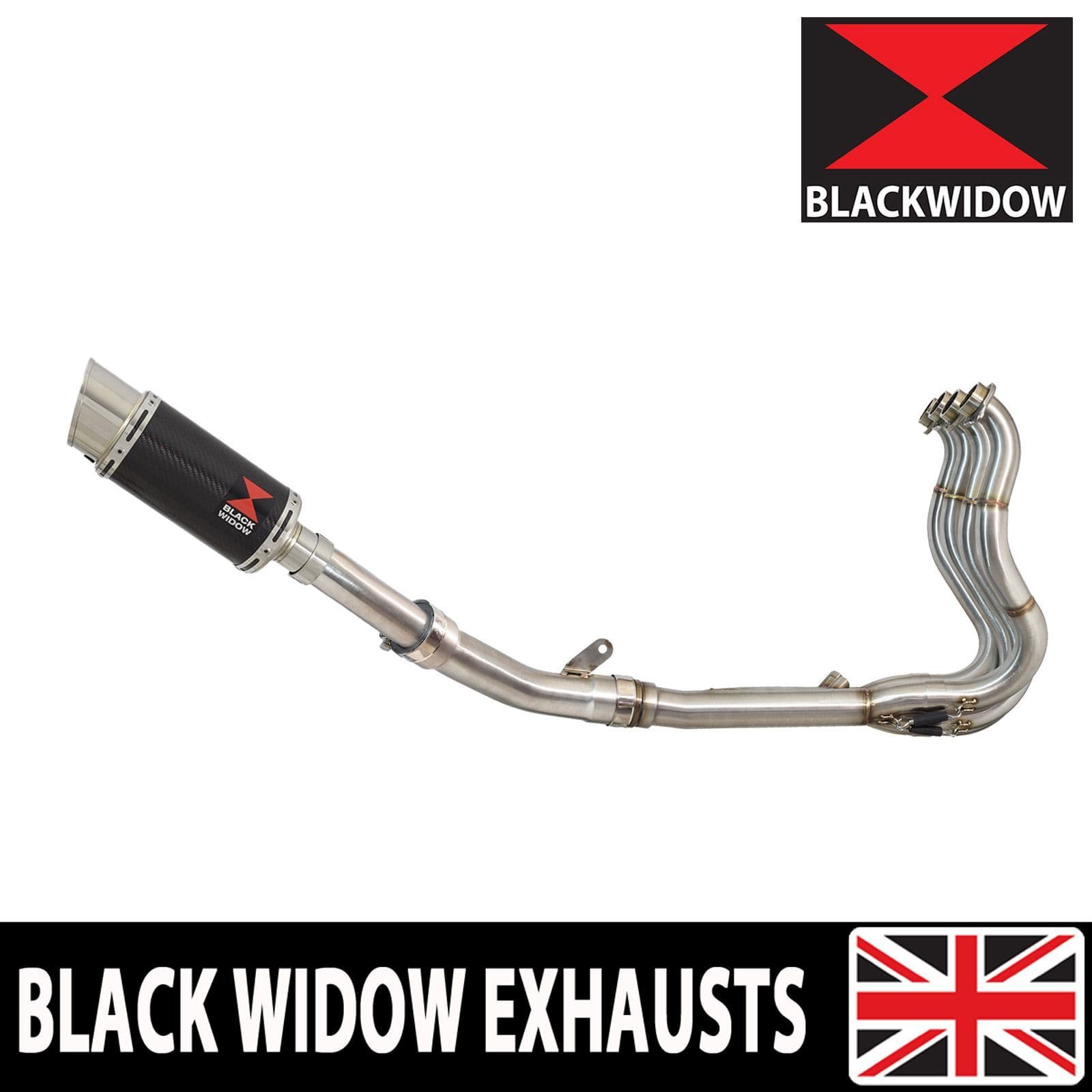 MT-09 Black Widow Exhausts フルエキ　希少製品‼️ MT09 MT-09 High Level 2013-2020 De-cat Exhaust System 230mm