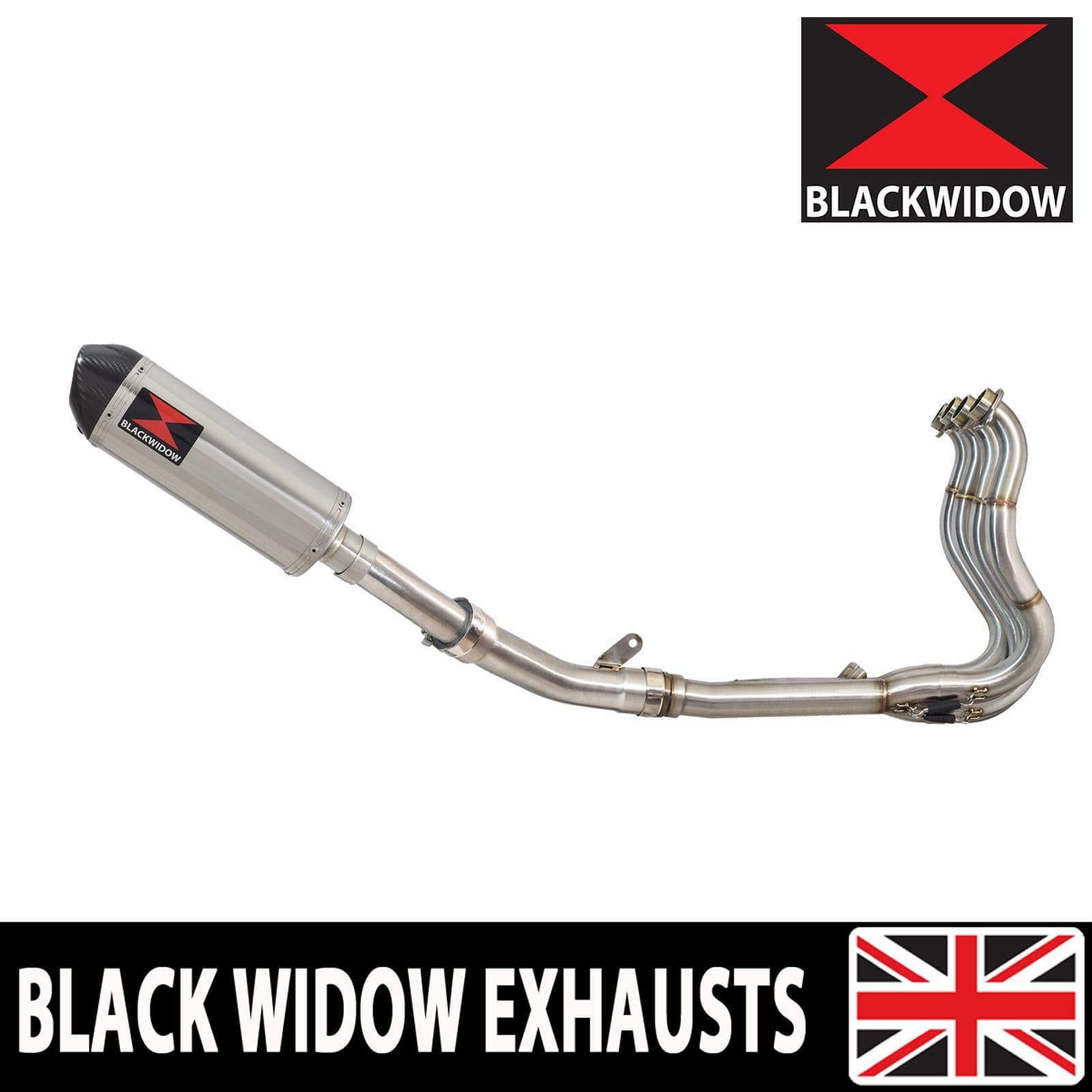 ZX10R ZX-10R E8F E9F FAF 08-10 De Cat Exhaust System 300mm Oval