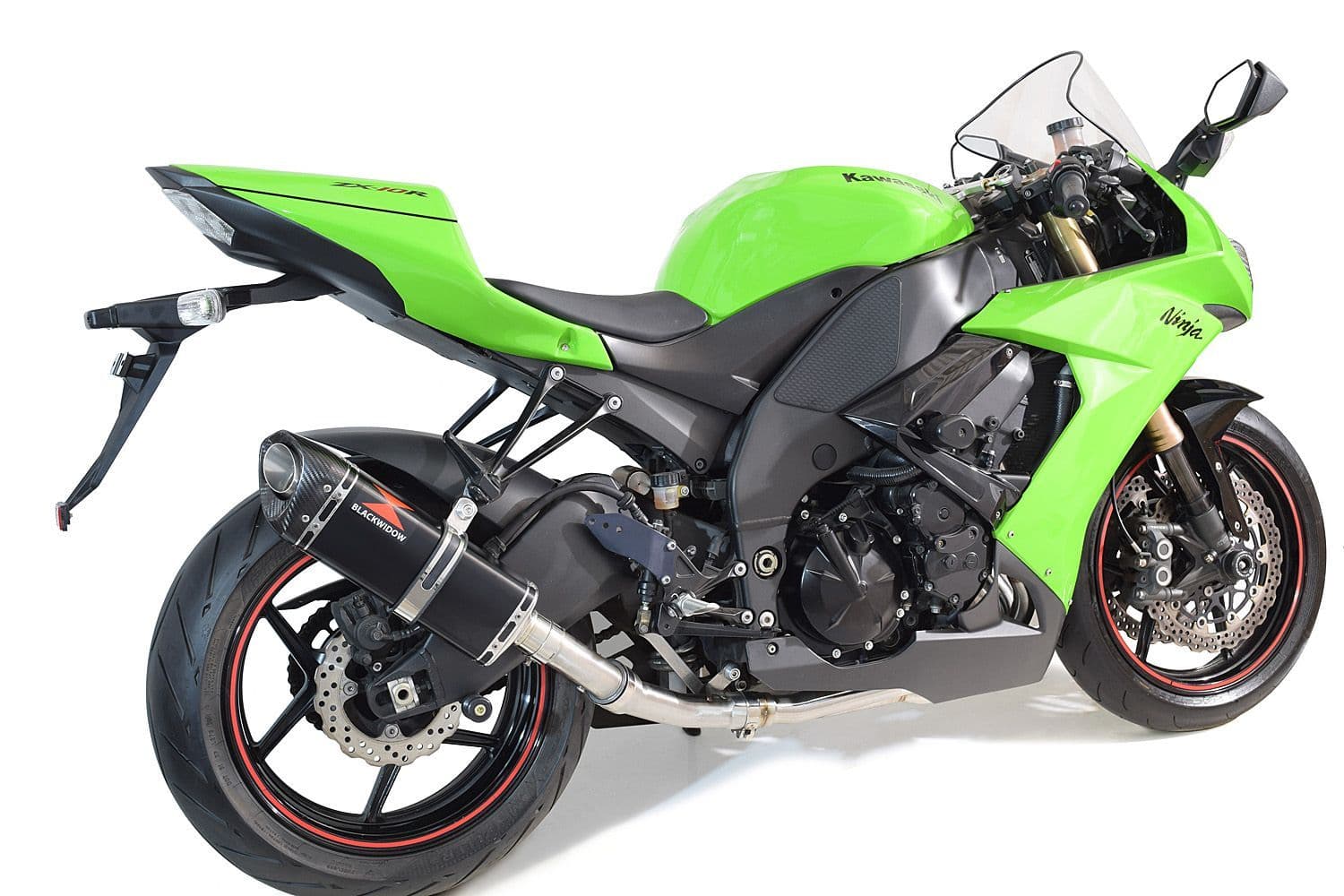 ZX10R ZX10R E8F E9F FAF 0810 De Cat Exhaust System 300mm Tri Oval