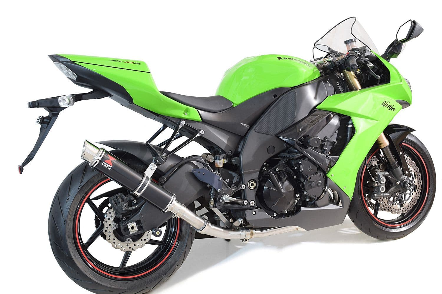写真 ZX10R ZX-10R E8F E9F FAF 08-10 De Cat Exhaust System 350mm GP