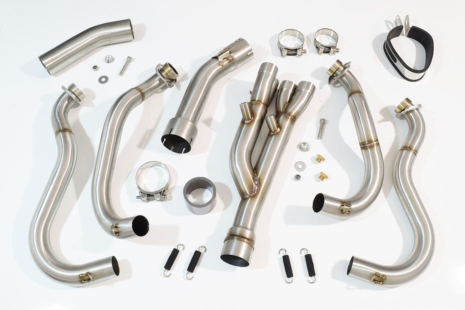 ZX10R ZX-10R E8F E9F FAF 08-10 De Cat Exhaust System 350mm Tri