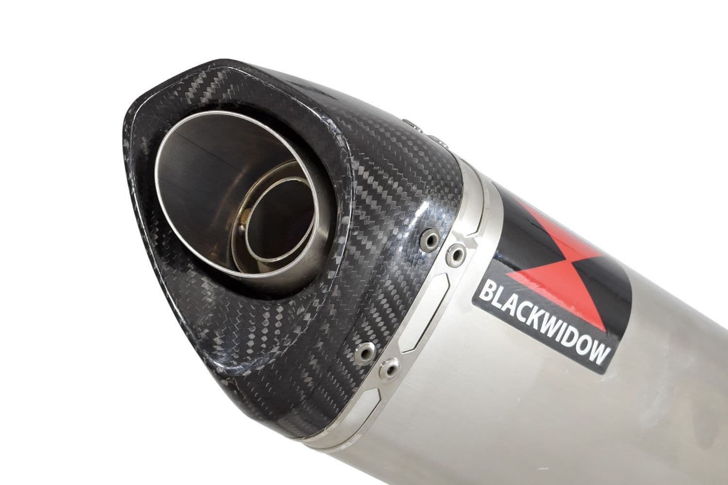 ZX10R ZX-10R E8F E9F FAF 08-10 Exhaust Silencer 300mm Tri Oval