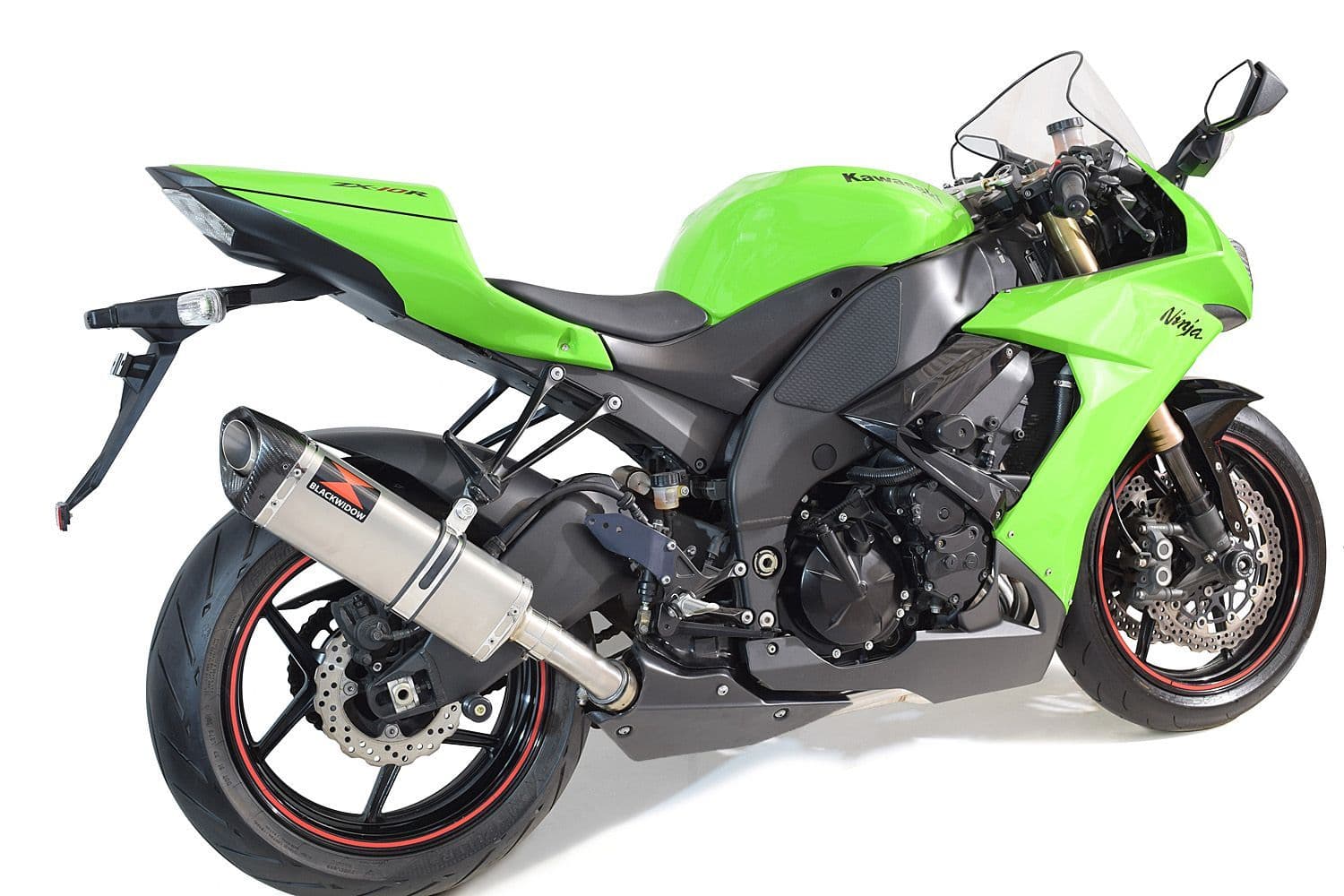 ZX10R ZX-10R E8F E9F FAF 08-10 Exhaust Silencer 350mm Tri Oval