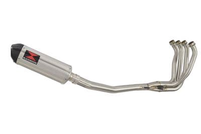 ZX12R ZX-12R Ninja 2000 - 2006 Exhaust System + 300mm Oval Stainless Carbon Tip Silencer