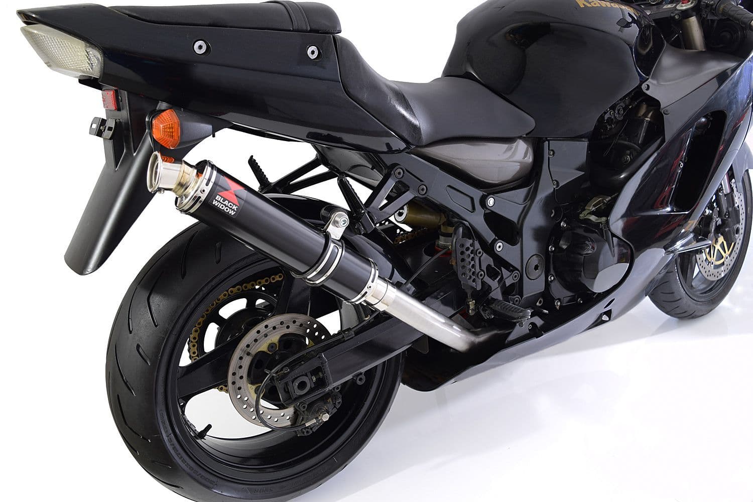 ZX12R ZX-12R Ninja 2000 - 2006 Exhaust System 350mm Round