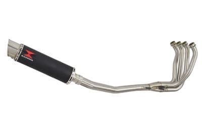 ZX12R ZX-12R Ninja 2000 - 2006 Exhaust System + 360mm GP Round Black Stainless Silencer