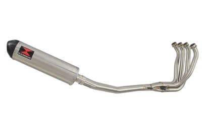 ZX12R ZX-12R Ninja 2000 - 2006 Exhaust System + 400mm Oval Stainless Carbon Tip Silencer