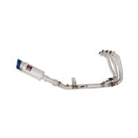 ZX4-RR ZX4-R 2023 - 2026 Exhaust Full System 200mm Round Blue Tip Stainless