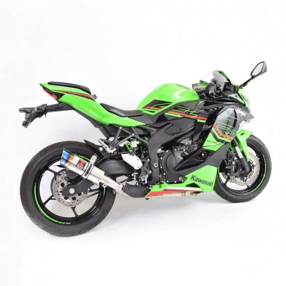 ZX4-RR ZX4-R 2023 - 2026 Exhaust Full System 200mm Round Blue Tip Stainless