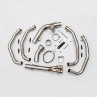 ZX4-RR ZX4-R 2023 - 2026 Exhaust Full System 300mm Oval Black Stainless Carbon Tip