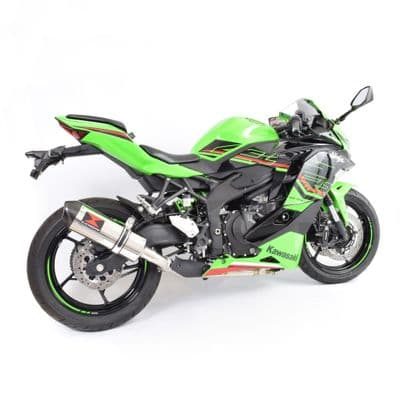 ZX4-RR ZX4-R 2023 - 2026 Exhaust Full System 300mm Oval Stainless Carbon Tip
