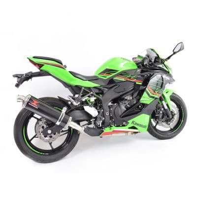 ZX4-RR ZX4-R 2023 - 2026 Exhaust Full System 400 mm Oval Black Stainless