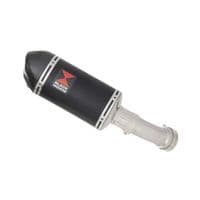 ZX4-RR ZX4-R 2023 - 2026 Exhaust Silencer 200mm Oval Black Stainless Carbon Tip