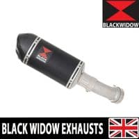 ZX4-RR ZX4-R 2023 - 2026 Exhaust Silencer 200mm Oval Black Stainless Carbon Tip