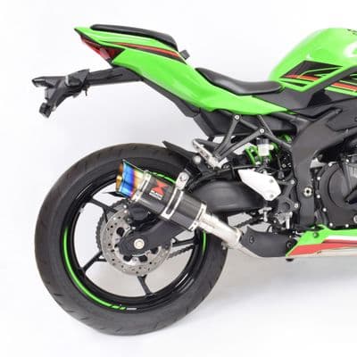 ZX4-RR ZX4-R 2023 - 2026 Exhaust Silencer 200mm Round Blue Tip Carbon