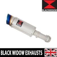 ZX4-RR ZX4-R 2023 - 2026 Exhaust Silencer 200mm Round Blue Tip Stainless