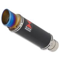 ZX4-RR ZX4-R 2023 - 2026 Exhaust Silencer 230mm GP Round Blue Tip Black Stainless