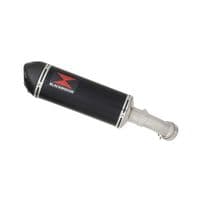 ZX4-RR ZX4-R 2023 - 2026 Exhaust Silencer 300mm Oval Black Stainless Carbon Tip