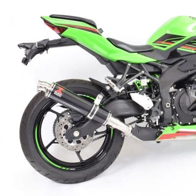 ZX4-RR ZX4-R 2023 - 2026 Exhaust Silencer 350mm Round Black Stainless
