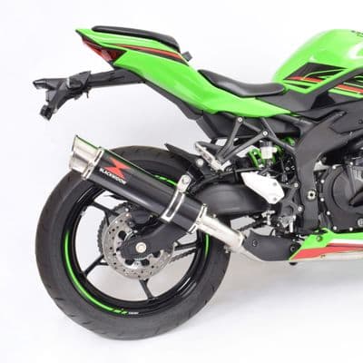 ZX4-RR ZX4-R 2023 - 2026 Exhaust Silencer 360mm GP Round Black Stainless