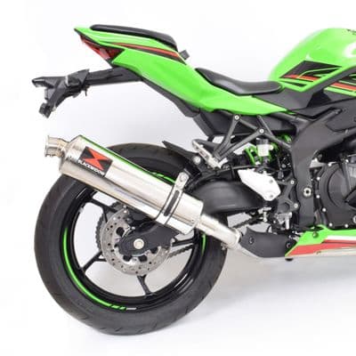 ZX4-RR ZX4-R 2023 - 2026 Exhaust Silencer 400 mm Oval Stainless