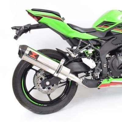 ZX4-RR ZX4-R 2023 - 2026 Exhaust Silencer 400mm Oval Stainless Carbon Tip