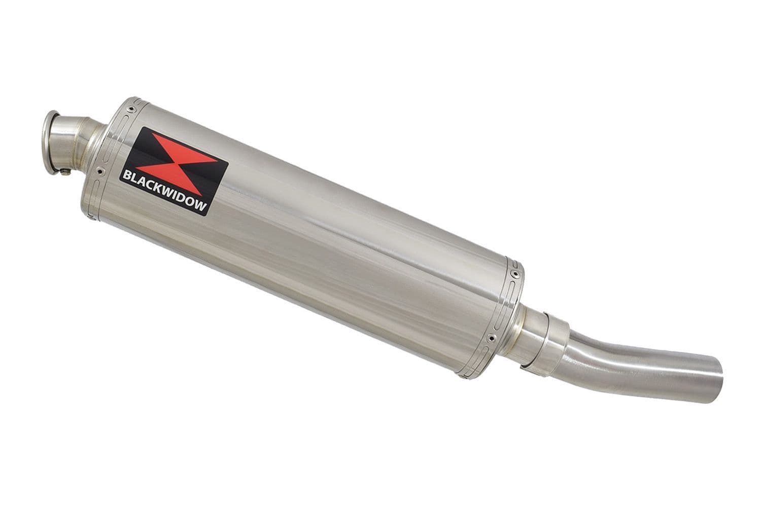  ZX636 ZX6R 2024 - 2025 Exhaust 400mm Oval Stainless Silencer
