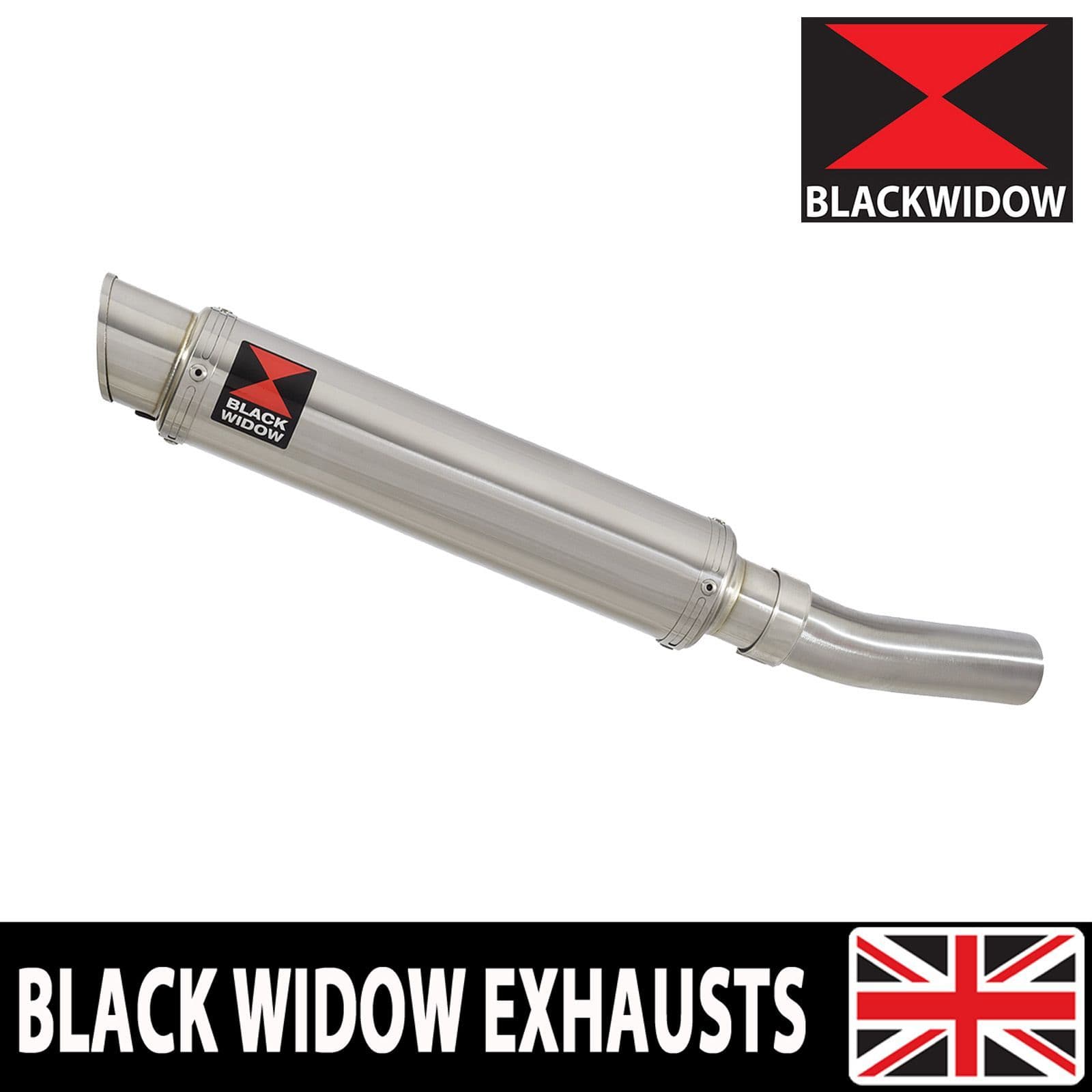ZX636 ZX6R 2024 - 2026 Exhaust 350mm GP Round Stainless Silencer