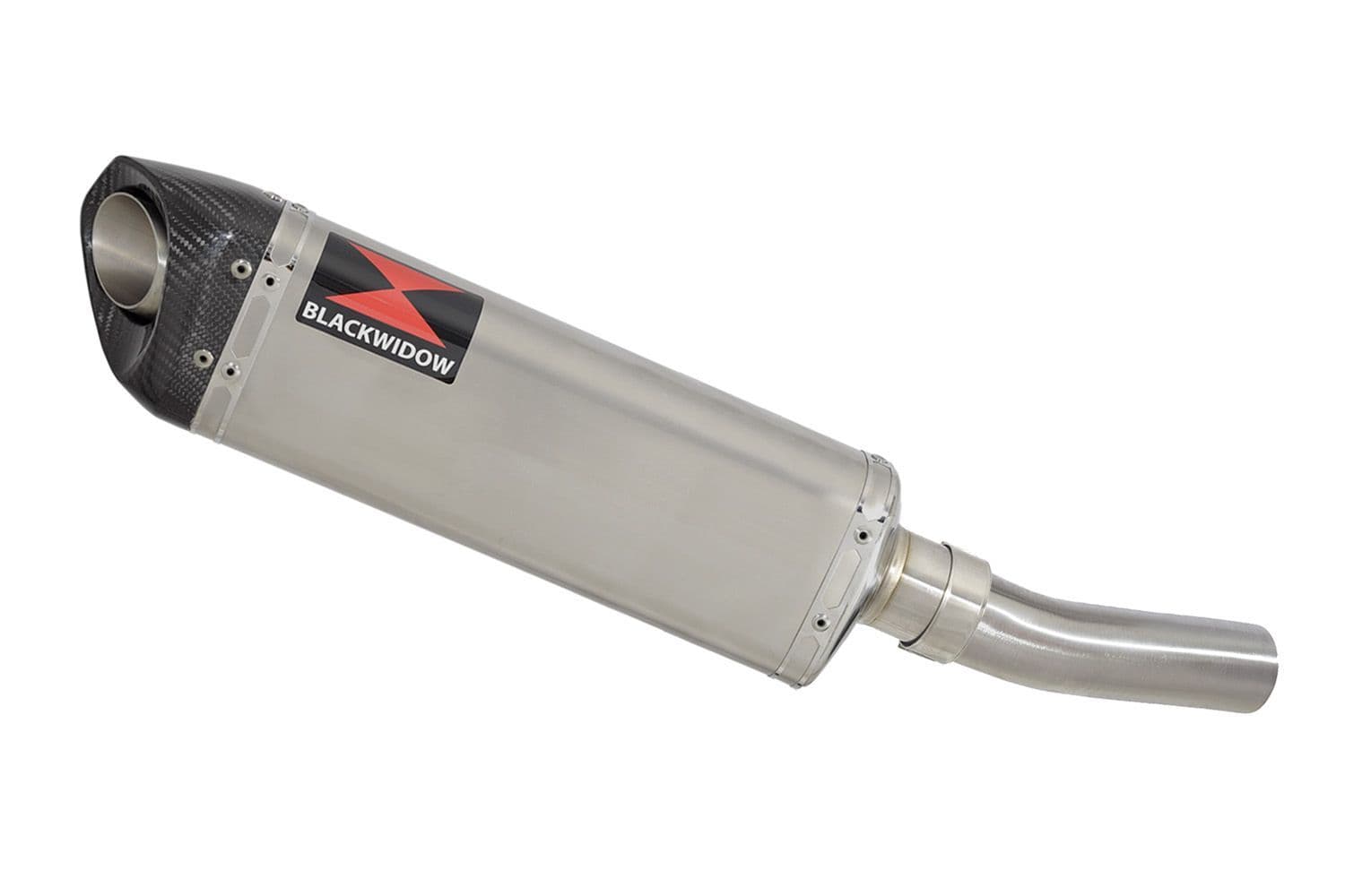 ZX636 ZX6R 2024 - 2026 Exhaust 350mm Tri Oval Stainless Carbon Tip