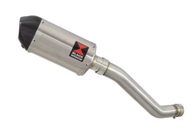 ZX6R ZX-6R 2003/2004 Exhaust Silencer 200mm Oval Stainless Carbon Tip