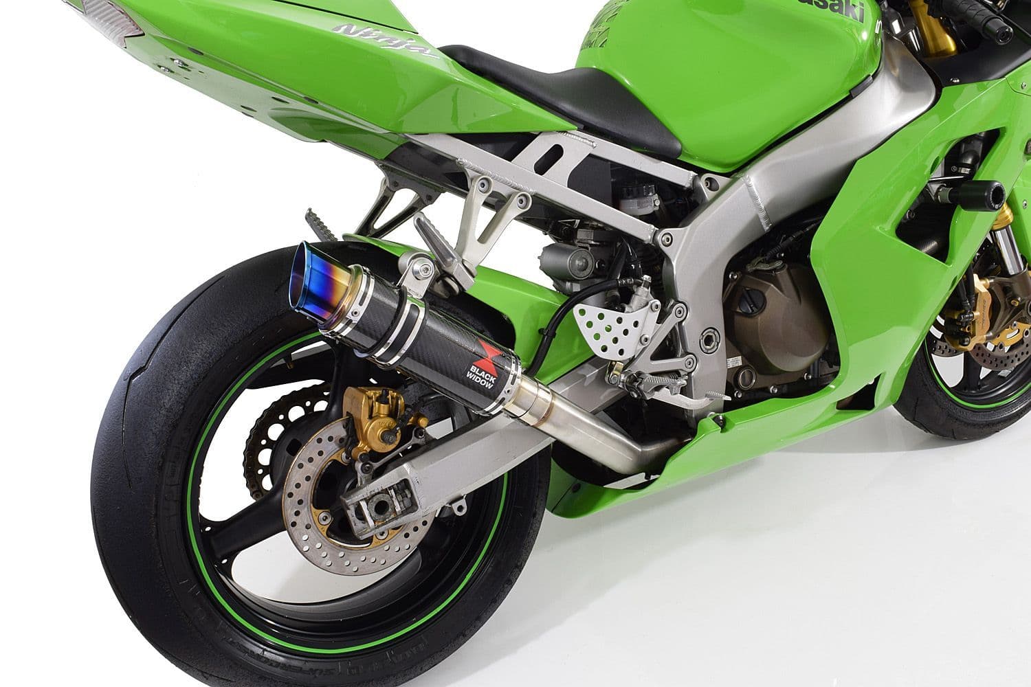Fits To Kawasaki ZX6R 1998 - 2002 Exhaust Silencer Muffler OVR - View #8
