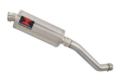 ZX6R ZX-6R 2003/2004 Exhaust Silencer 300mm Oval Stainless