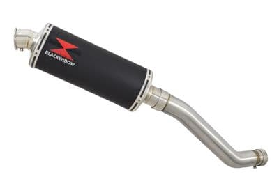 ZX6R ZX-6R 2003/2004 Exhaust Silencer 300mm Round Black Stainless