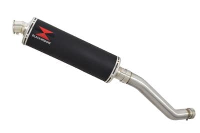 ZX6R ZX-6R 2003/2004 Exhaust Silencer 400mm Oval Black Stainless