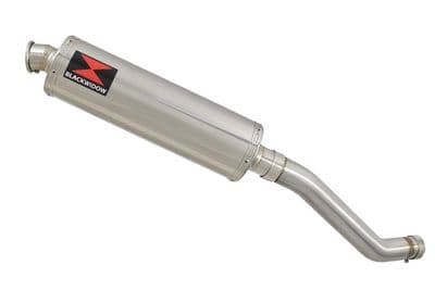 ZX6R ZX-6R 2003/2004 Exhaust Silencer 400mm Oval Stainless