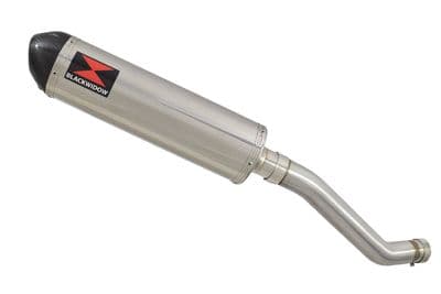 ZX6R ZX-6R 2003/2004 Exhaust Silencer 400mm Oval Stainless Carbon Tip