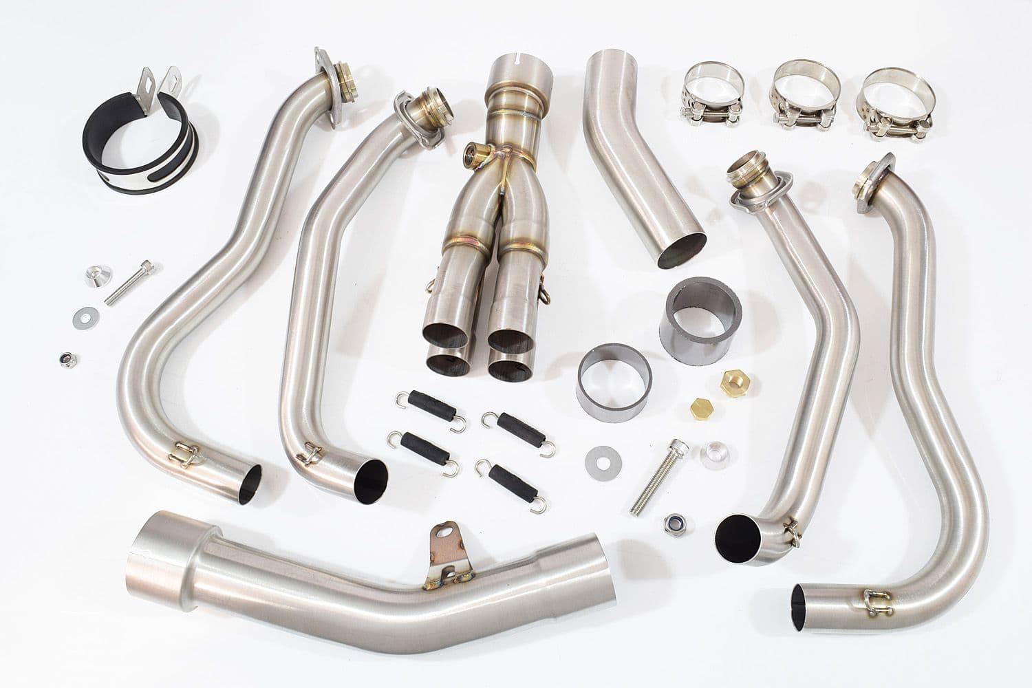  ZX6R ZX-6R 2009-2023 Race De-Cat Exhaust System 230mm Black