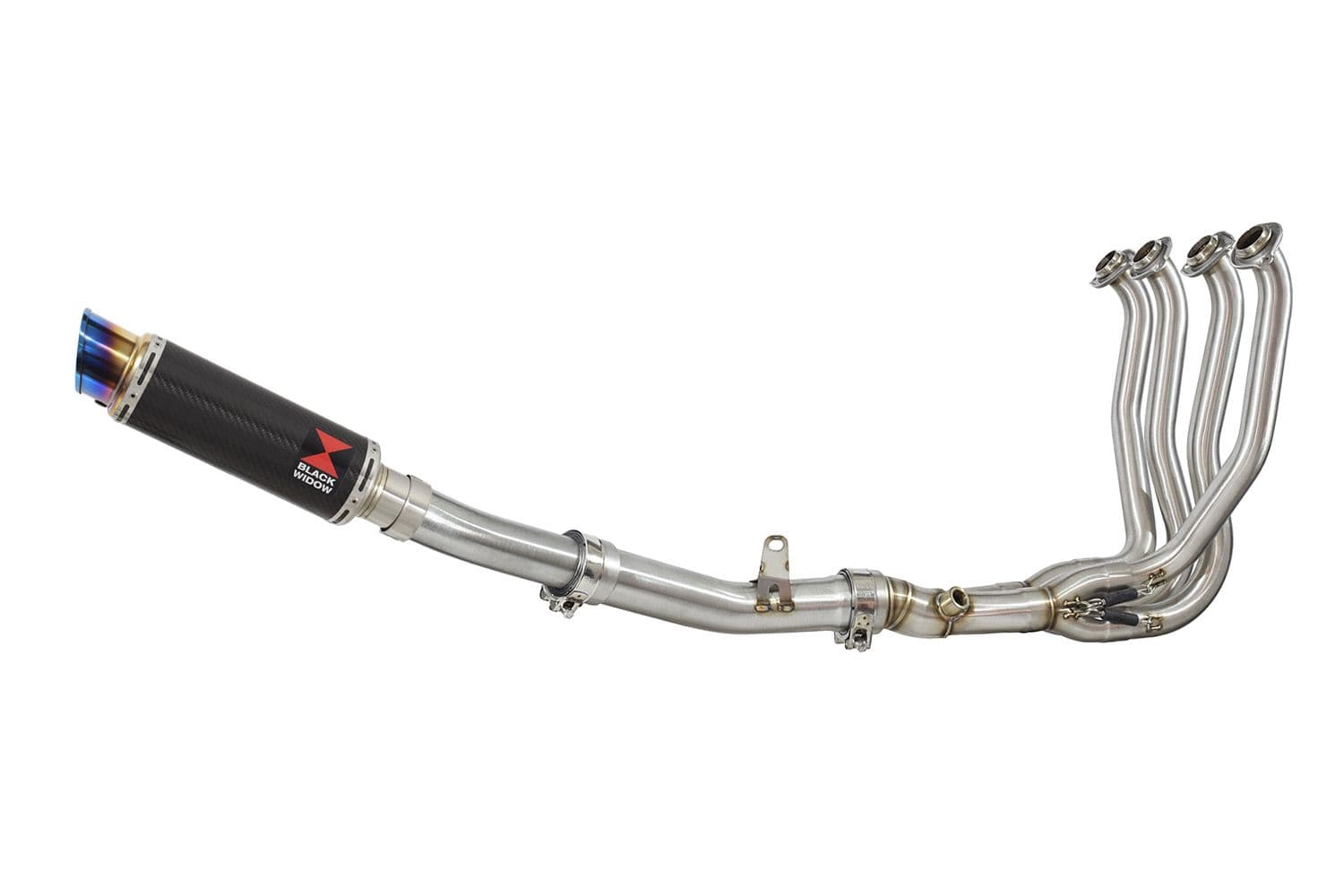 ZX6R ZX-6R 2009-2023 Race De-Cat Exhaust System 230mm Round