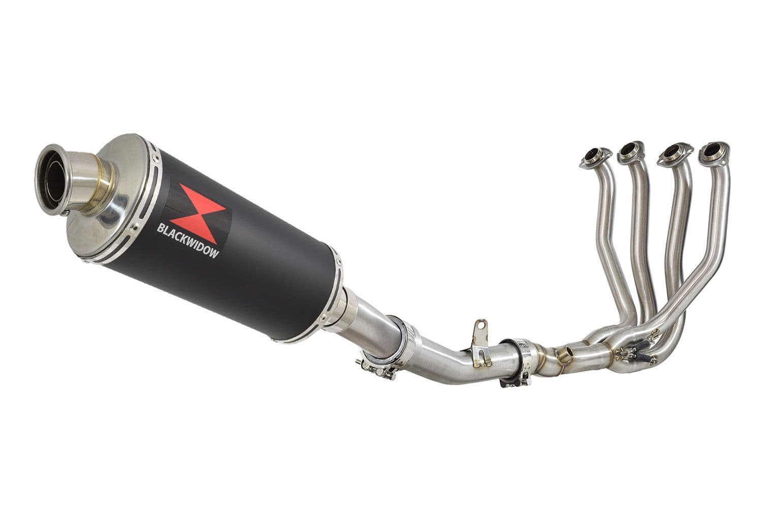 ZX6R ZX-6R 2009 - 2023 Race De-Cat Exhaust System 300mm Oval